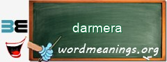 WordMeaning blackboard for darmera